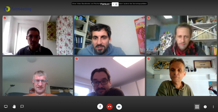 fairkom Teambesprechung über fairmeeting