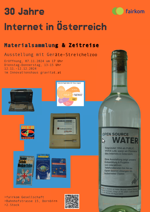 Poster fairkom Ausstellung 