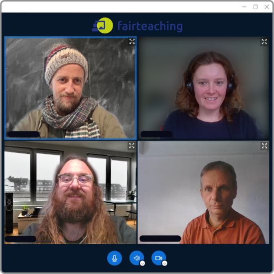 Mockup zu fairteaching