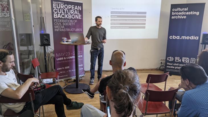 Ingo talking about the future of cba.media